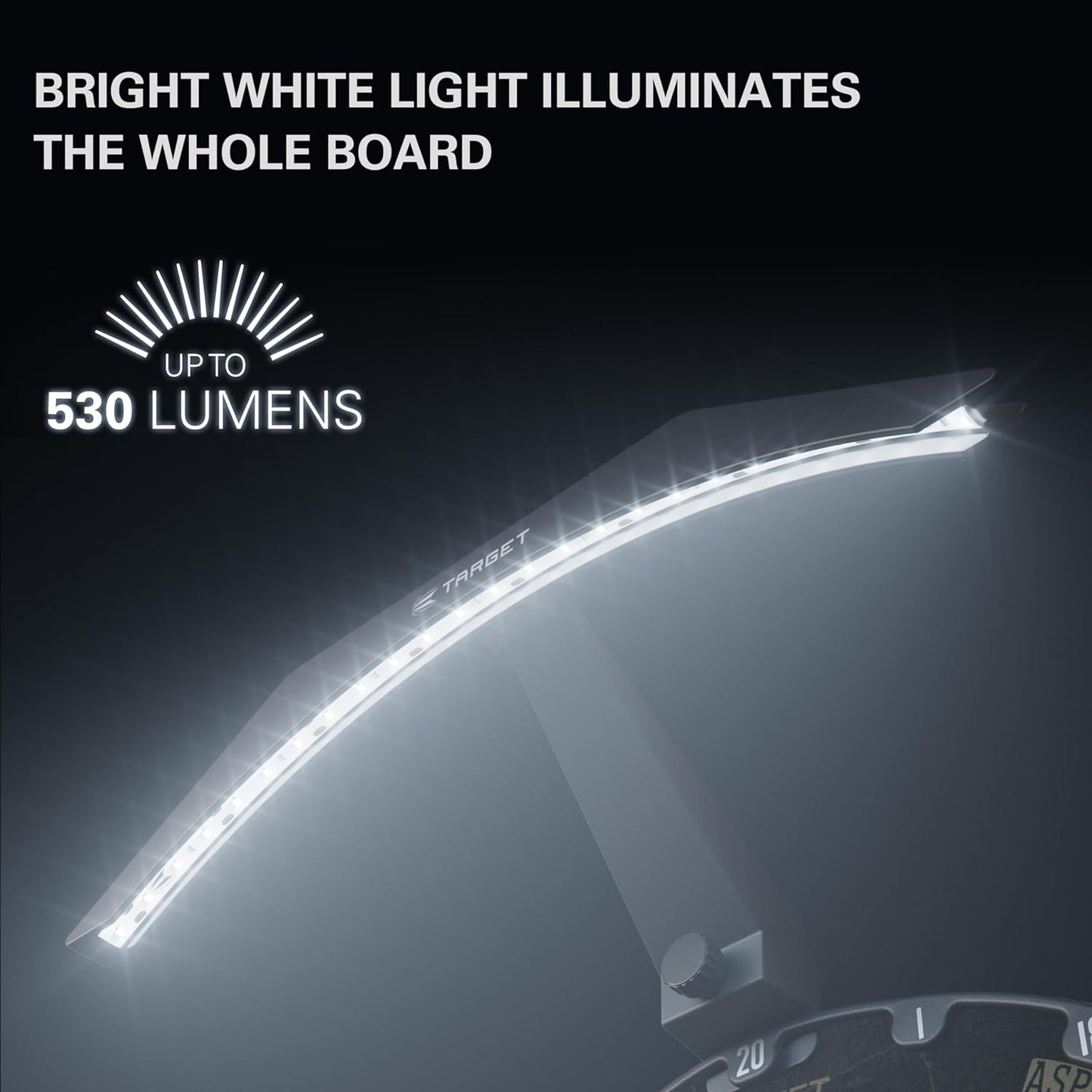 LED Dartboard Light - Bright Dart Board Lighting (Extra Long 3M Cable)