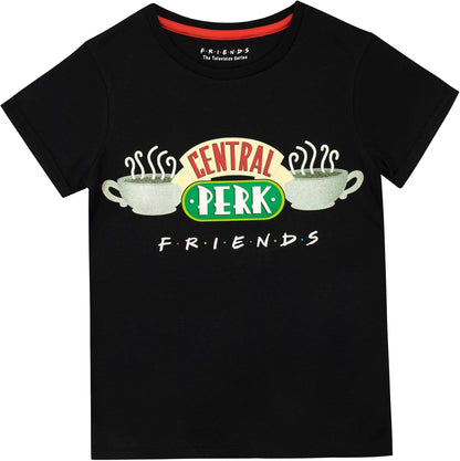 Girls Central Perk Pyjamas | 12 - 13 Years | Black