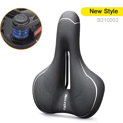Hollow Breathable Bicycle Saddle | Comfortable Big Butt Bike Seat