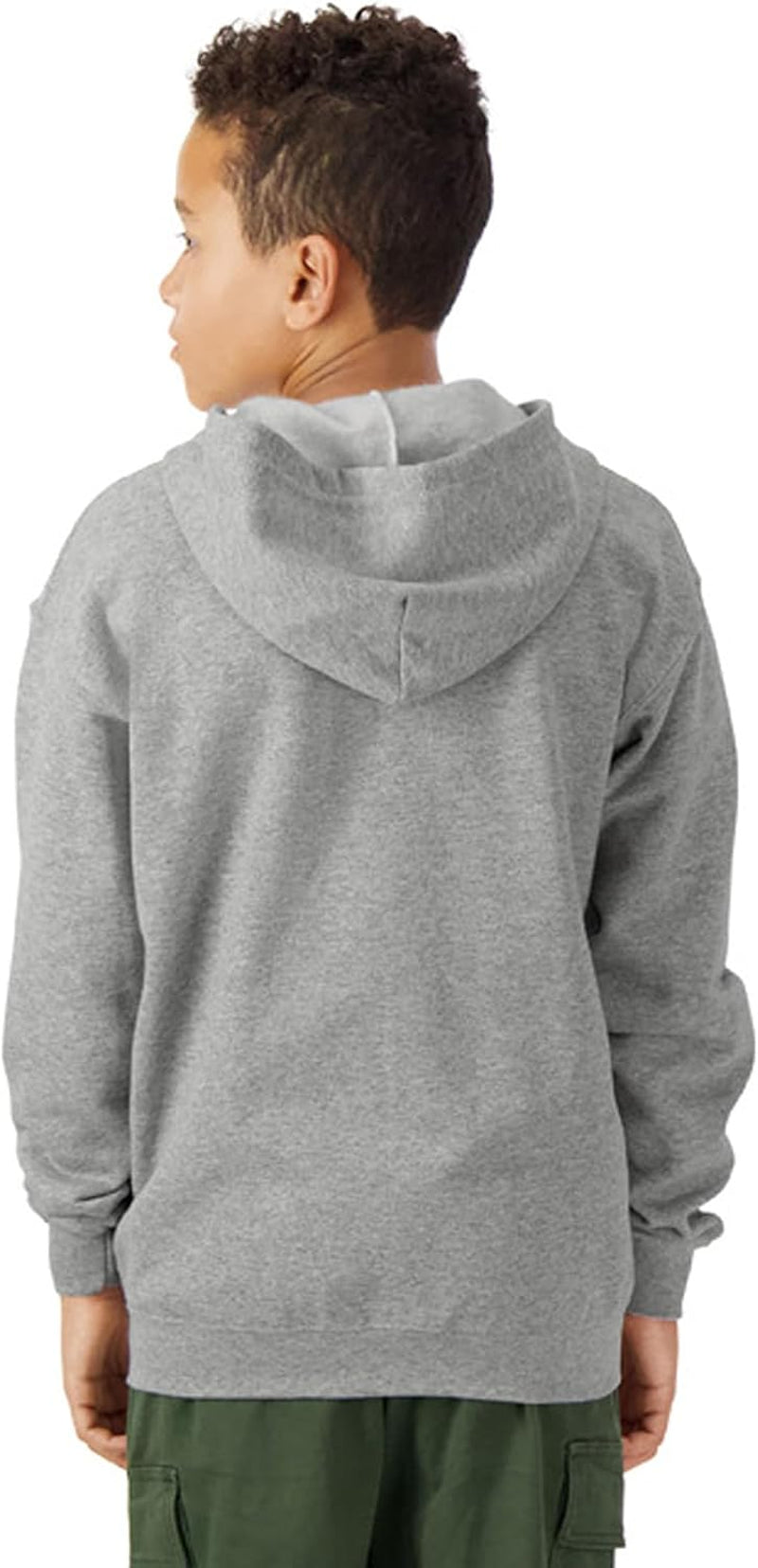 Unisex Kids Full Zip Hooded Youth Sweatshirt Hooded Sweatshirt
