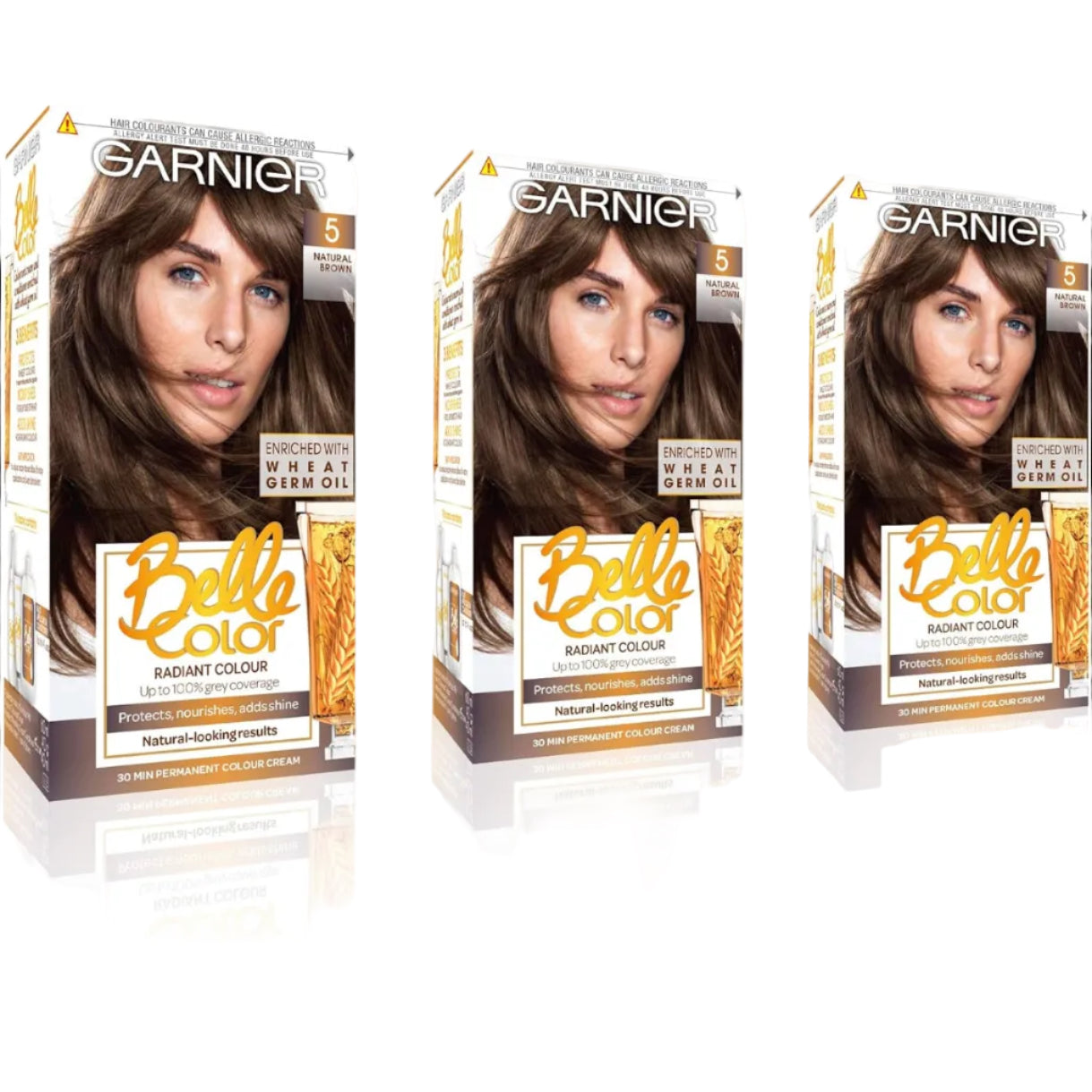 Belle Color Brown Hair Dye Permanent - Natural Looking Hair Colour