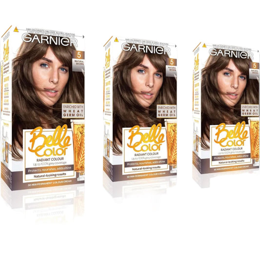 Belle Color Brown Hair Dye Permanent - Natural Looking Hair Colour