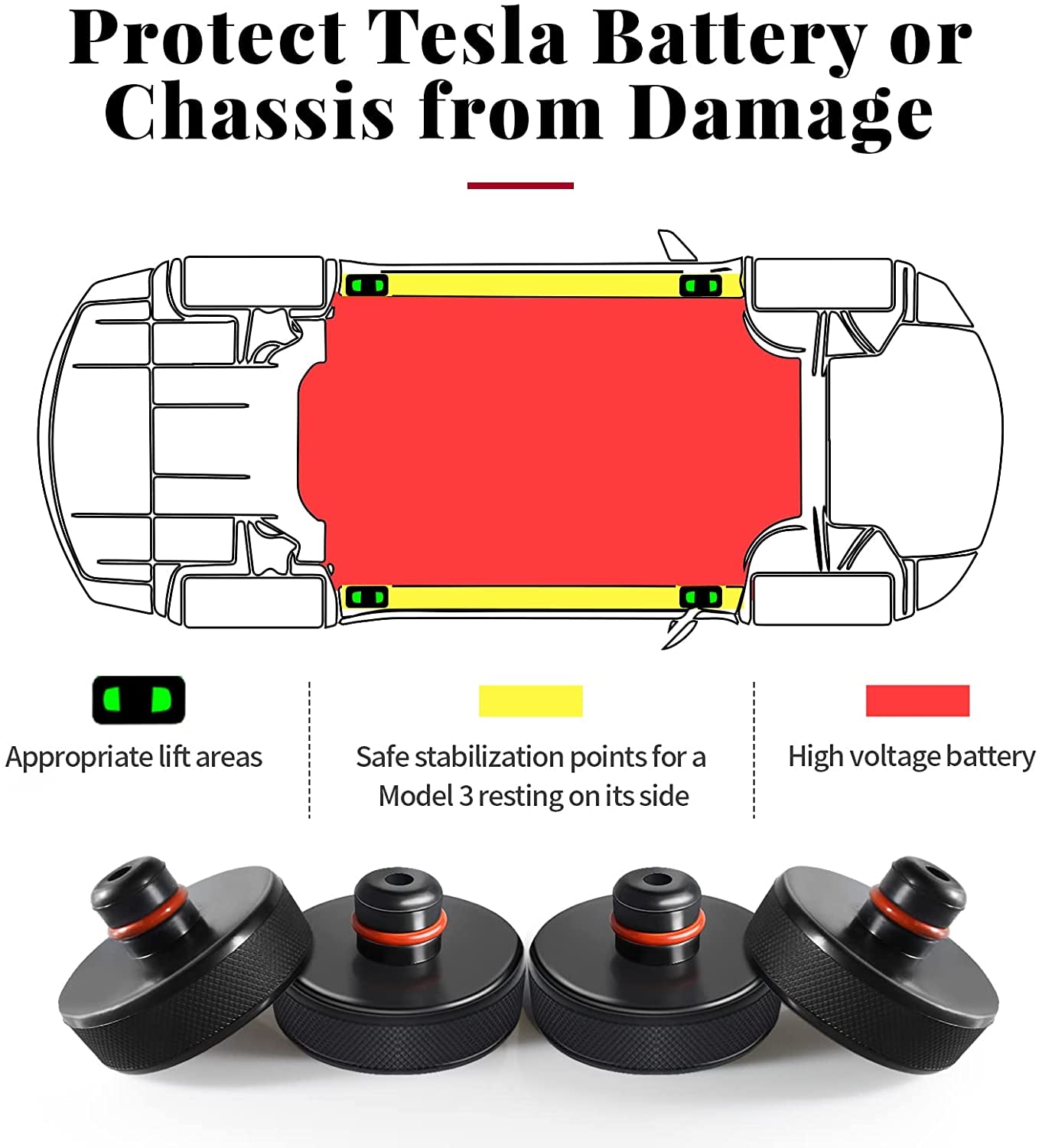 Lifting Jack Pad for Tesla Model 3 S X Y