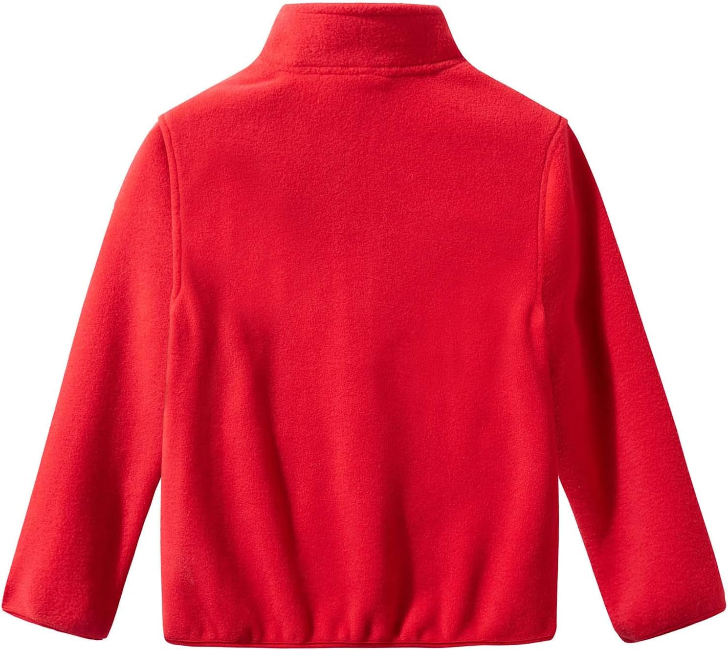Youth Solid Full-Zip Polar Fleece Jacket for Children (5-6 Years)