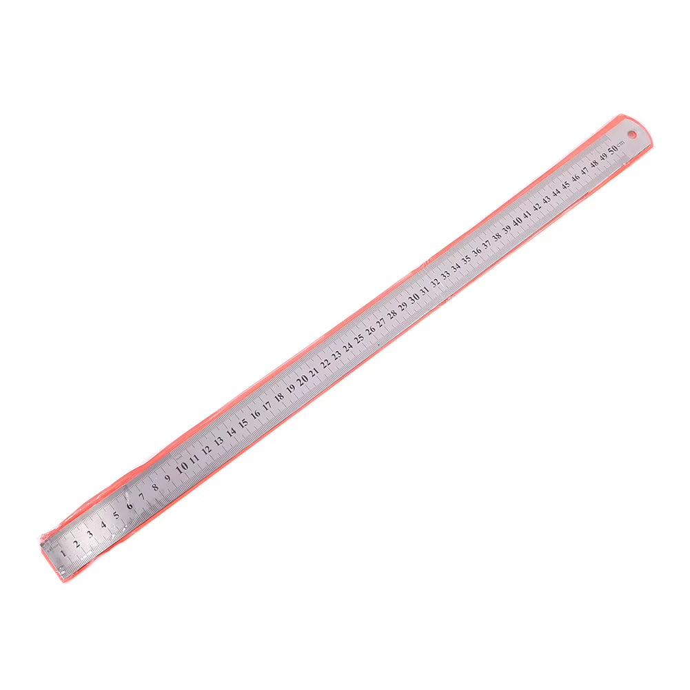 Stainless Steel Metal Straight Ruler Precision Double Sided Precision Measuring Tool Scale Metric Ruler Accessories 15-40Cm