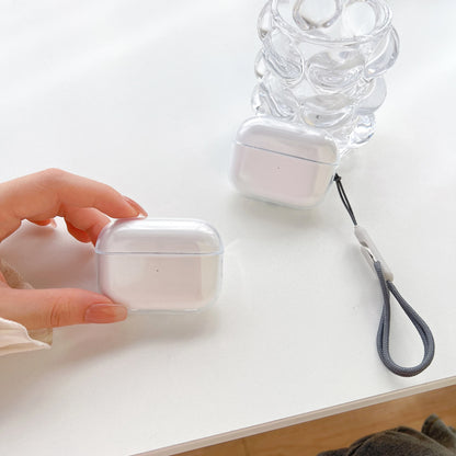 Clear Soft TPU AirPods Case – Shockproof Cover with Lanyard for AirPods 1/2/3/4 & Pro/Pro 2/Pro 3