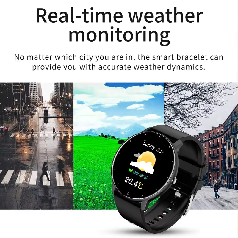 Smart Watch Women Men Ladies Gift Sport Fitness Men Watches Heart Rate Monitor Waterproof Smartwatch for Android IOS