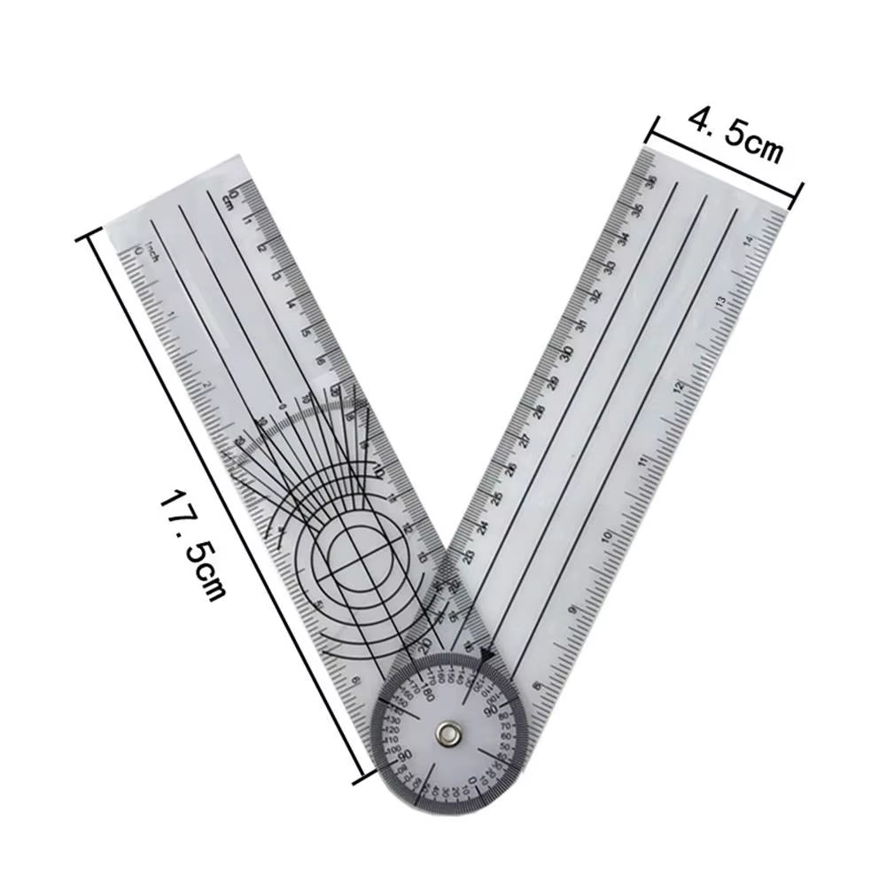 Stainless Steel Metal Straight Ruler Precision Double Sided Precision Measuring Tool Scale Metric Ruler Accessories 15-40Cm