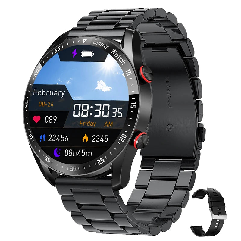 GT Series Smartwatch – HD Display, Bluetooth Calling, GPS, Heart Rate & IP68 Waterproof 
