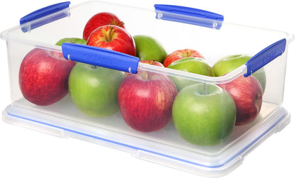 KLIP IT 7L Food Storage Container – Stackable, Airtight, BPA-Free Fridge & Freezer Box with Blue Lid Clip