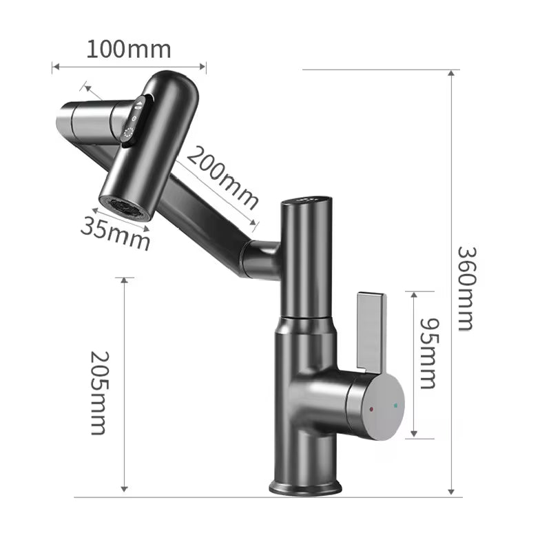 Digital 360° Rotating Smart Tap & Multi-Function Faucet 
